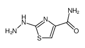 4-Thiazolecarboxamide,2-hydrazino-(9CI) structure