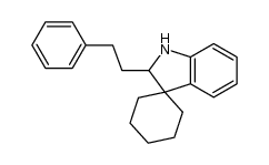 2'-phenethylspiro[ciclohexane-1,3'-indoline]结构式