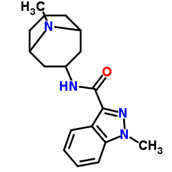 1H-Indazole-3-carboxamide, 1-methyl-N-[(3-endo)-9-methyl-9-azabicyclo[3.3.1]non-3-yl]- structure