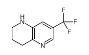 7-(trifluoromethyl)-1,2,3,4-tetrahydro-1,5-naphthyridine Structure