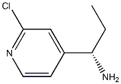 (S)-1-(2-Chloro-pyridin-4-yl)-propylamine Structure