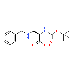 BOC-BETA-N-BENZYLAMINO-D-ALA结构式