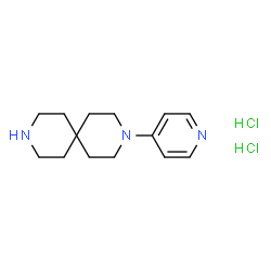 3-(pyridin-4-yl)-3,9-diazaspiro[5.5]undecane dihydrochloride结构式