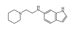 N-(2-(piperidin-1-yl)ethyl)-1H-indol-6-amine Structure