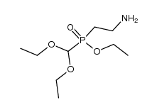 ethyl (2-aminoethyl)(diethoxymethyl)phosphinate Structure
