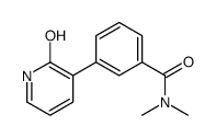 N,N-dimethyl-3-(2-oxo-1H-pyridin-3-yl)benzamide Structure