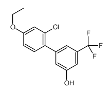3-(2-chloro-4-ethoxyphenyl)-5-(trifluoromethyl)phenol结构式