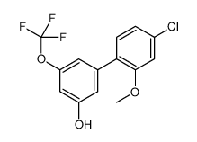 3-(4-chloro-2-methoxyphenyl)-5-(trifluoromethoxy)phenol结构式