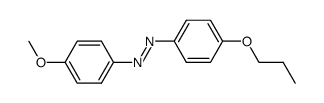 (4-methoxy-phenyl)-(4-propoxy-phenyl)-diazene Structure