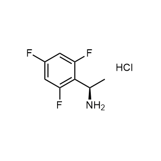 (R)-1-(2,4,6-Trifluorophenyl)ethanaminehydrochloride Structure