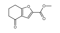 4-oxo-4,5,6,7-tetrahydrobenzofuran-2-carboxylic acid methyl ester Structure