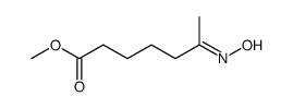 methyl 6-(hydroxyimino)heptanoate Structure