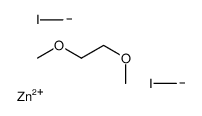 zinc,1,2-dimethoxyethane,iodomethane Structure