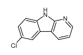 6-chloro-9H-pyrido[2,3-b]indole结构式