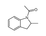 1-(2,3-dihydro-2-Methyl-1H-indol-1-yl)-Ethanone结构式