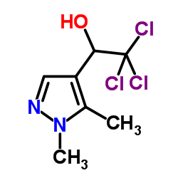 2,2,2-Trichloro-1-(1,5-dimethyl-1H-pyrazol-4-yl)ethanol图片