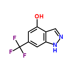 6-(Trifluoromethyl)-1H-indazol-4-ol Structure