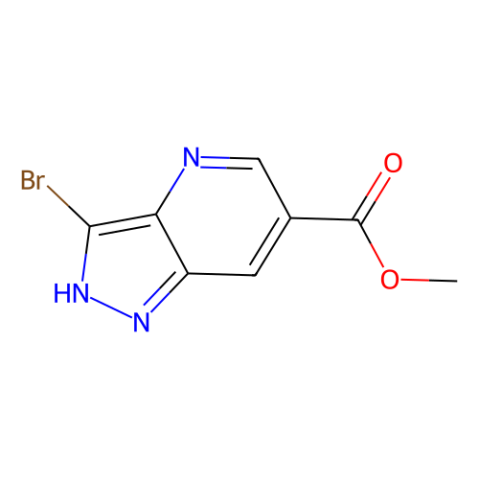 methyl 3-bromo-1H-pyrazolo[4,3-b]pyridine-6-carboxylate Structure