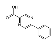 5-phenylpyrazine-2-carboxylic acid Structure