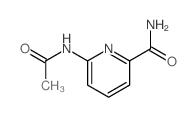 6-acetamidopyridine-2-carboxamide结构式