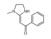 2-(1-methylimidazolidin-2-ylidene)-1-phenylethanone Structure