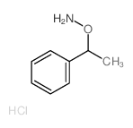 Hydroxylamine, o-(.alpha.-methylbenzyl)-, hydrochloride Structure