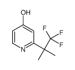 2-(1,1,1-trifluoro-2-methylpropan-2-yl)-1H-pyridin-4-one Structure