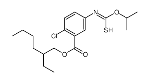 2-ethylhexyl 2-chloro-5-(propan-2-yloxycarbothioylamino)benzoate结构式