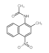 Acetamide,N-(2-methyl-4-nitro-1-naphthalenyl)- structure