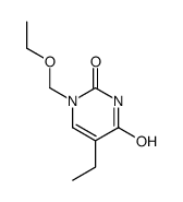 1-(ethoxymethyl)-5-ethylpyrimidine-2,4-dione结构式