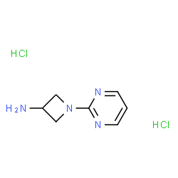 1-(Pyrimidin-2-yl)azetidin-3-amine dihydrochloride Structure