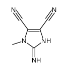 2-amino-1-methylimidazole-4,5-dicarbonitrile Structure