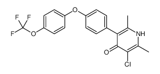 3-chloro-2,6-dimethyl-5-[4-[4-(trifluoromethoxy)phenoxy]phenyl]-1H-pyridin-4-one picture