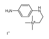 2-(4-aminoanilino)ethyl-trimethylazanium,iodide Structure