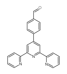 4'-(4-甲酰基苯基)-22':6'2"-三联吡啶结构式