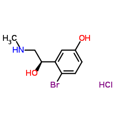 (R)-6-溴苯肾上腺素盐酸盐结构式