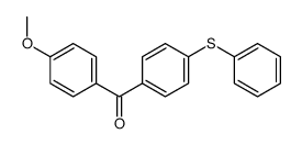 (4-methoxyphenyl)-(4-phenylsulfanylphenyl)methanone Structure