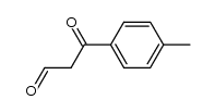 3-oxo-3-p-tolyl-propionaldehyde结构式
