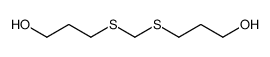 3-(3-hydroxypropylsulfanylmethylsulfanyl)propan-1-ol Structure