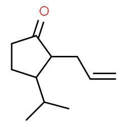 Cyclopentanone, 3-(1-methylethyl)-2-(2-propenyl)- (9CI) structure