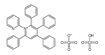 2,3,4,6-tetraphenyl-1-pyridin-1-ium-2-ylpyridin-1-ium,diperchlorate结构式