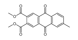 dimethyl-6-methyl-9,10-dioxo-9,10-dihydroanthracene-2,3-dicarboxylate结构式