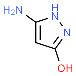 5-Amino-1H-pyrazol-3-ol Structure