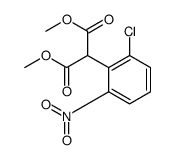 DIMETHYL 2-(2-CHLORO-6-NITROPHENYL)MALONATE Structure
