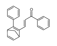 1-phenyl-3-(3-phenyl-2-bicyclo[2.2.1]hepta-2,5-dienyl)prop-2-en-1-one结构式