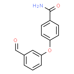 Benzamide, 4-(3-formylphenoxy)- structure