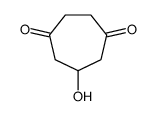 6-hydroxycyclohepta-1,4-dione Structure