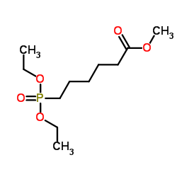 Methyl 6-(diethoxyphosphoryl)hexanoate结构式