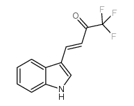 trans-1,1,1-trifluoro-4-(3-indolyl)-3-buten-2-one Structure