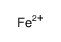 Iron, ion (Fe2+)结构式